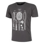 Quiet Please Kläder Quiet Please Endlessly Rackitecture T-shirt Herrar-Antracit,Vit