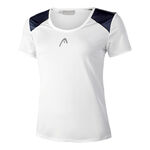 HEAD Kläder HEAD 22 Tech T-shirt Damer - vit, blå