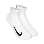 Nike Kl&auml;der Nike Court Multiplier Max Sportstrumpor 2-pack-Vit,Svart