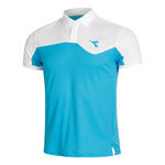 Diadora Kläder Diadora Court Polo Herrar-Blå,Vit