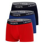 Lacoste Boxershorts Lacoste Courts Boxershorts 3-pack Herrar - bl&aring;, r&ouml;d