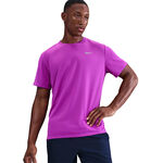 Nike Kläder Nike Miler Löpartröja Herrar-Lila,Silver