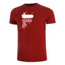 Nevio T-shirt Herrar-Mörkröd