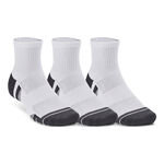 Under Armour Kläder Under Armour Performance Tech Quarter Tennisstrumpor 3-pack-Vit