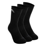 HEAD Kl&auml;der HEAD Short Crew Tennisstrumpor 3-pack Unisex - svart, 
