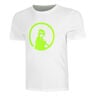 Wild Trainings T-shirt Herrar-Vit,Neongrön