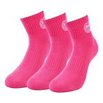 BIDI BADU Kl&auml;der BIDI BADU Gila Ankle Tech Sportstrumpor 3-pack Unisex - pink, vit