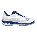 Mizuno Tennisskor Mizuno Wave Exceed Light 2 AC Allroundsko Damer - vit, bl&aring;