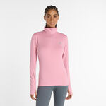 New Balance Kläder New Balance Essentials Space Dye Quarter Zip Långärmat Damer - pink, 