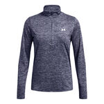 Under Armour Kl&auml;der Under Armour Tech Twist Warmup 1/2 Zip L&aring;ng&auml;rmat Damer-Bl&aring;gr&aring;
