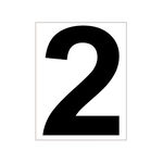 Tegra Schild Platzziffer 2