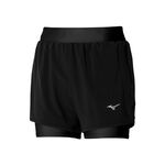Mizuno Kläder Mizuno ER 4.5in 2in1 Shorts Damer - svart, 