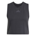 adidas Kläder adidas Power 3 Stripes Boxy Linne Damer-Svart