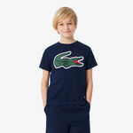 Lacoste T-shirt Lacoste T-shirt Barn - m&ouml;rkbl&aring;, gr&ouml;n
