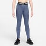 Pro Tights Flickor - blågrå, svart
