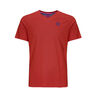 Evin Tech Round T-shirt Pojkar - mörkröd, 