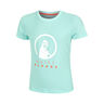 Wild Baseline Logo T-shirt Flickor-Turkos,Flerfärgad