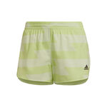 adidas L&ouml;parshorts adidas Runfast Split 3in Shorts Damer - lime, 