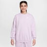 Sportswear Club Fleece Oversized Crew Tr&ouml;ja Flickor-Syr&eacute;n