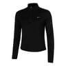 Swift Half-Zip Löpartröja Damer - svart, 