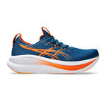 ASICS Neutralsko ASICS Gel-Nimbus 28 Neutralsko Herrar-bl&aring;, orange