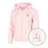 Endlessly Flower Zip Sweat-jacka Damer-Rosa,Flerfärgad