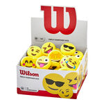 Wilson Rackettillbehör Wilson Emoji Dämpare 50-pack låda 