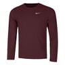 Dri-Fit UV Miler Löpartröja Herrar - rött vin, 
