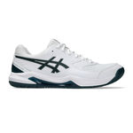 ASICS Tennisskor ASICS Gel-Dedicate 8 Allroundsko Herrar - vit, m&ouml;rkgr&ouml;n