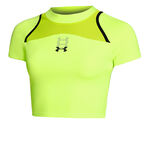 Under Armour Kläder Under Armour Run Anywhere Crop Löpartröja Damer-Grön,Svart
