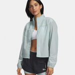 Under Armour L&ouml;parjacka Under Armour Explor Trail Run Wind  L&ouml;parjacka Damer-bl&aring;, ljusgr&ouml;n