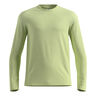 Essential Seamless Crew Neck Långärmat Herrar-lime