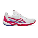ASICS Tennisskor ASICS Solution Speed FF 3 Sko F&ouml;r Grus Damer-Vit,Berry