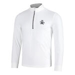 Original Penguin Kläder Original Penguin 1/4 Zip Technical Träningsjacka Herrar-Vit