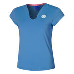 BIDI BADU Kläder BIDI BADU Spike V-Neck T-shirt Damer-Blå