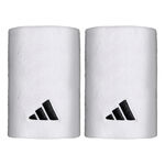 adidas Kl&auml;der adidas Svettband 2-pack Unisex - vit, svart