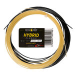 Tennis-Point Tennis-Point Premium Hybrid Control Strängset-Naturfärger,Svart