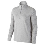 Nike Kläder Nike Element Half-Zip Running Långärmat Damer - ljusgrå, silver