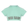 Abdominis Crop Move T-shirt Damer-Mint