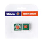 Wilson Rackettillbehör Wilson Roland Garros 2025 Dämpare 2-pack-Grön,Röd