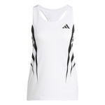 adidas Kläder adidas Adizero Archive Singlet Löpartröja Damer-Vit