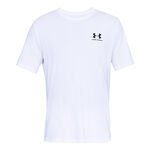 Under Armour Kläder Under Armour Sportstyle Left Chest T-shirt Herrar-Vit,Svart