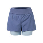Lacoste Kläder Lacoste Shorts Damer-Mörkblå,Ljusblå