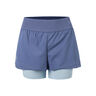 Shorts Damer-Mörkblå,Ljusblå