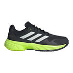 adidas Tennisskor adidas CourtJam Control 3 Sko F&ouml;r Grus Herrar-Svart,Lime