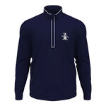Original Penguin Kläder Original Penguin 1/4 Zip Technical Träningsjacka Herrar-Mörkblå