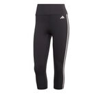 adidas Kläder adidas Essentials Train 3-Stripes High-Waisted Tights Damer-Svart