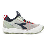 Diadora Tennisskor Diadora  Speed Blushield Fly 4 + Sko för grus Herrar-vit,röd