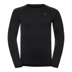 Odlo Kläder Odlo Performance Warm Eco BI Top Crew Neck Långärmat Herrar-Svart