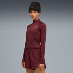 Puma Kl&auml;der Puma Velocity Cloudspun 1/4 Zip L&ouml;partr&ouml;ja Damer-R&ouml;d